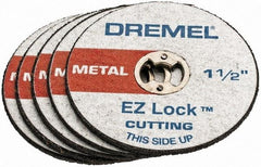 Dremel - 1-1/2" Cutoff Wheel - 0.045" Thick, 35,000 Max RPM, Use with Angle Grinders - Americas Industrial Supply