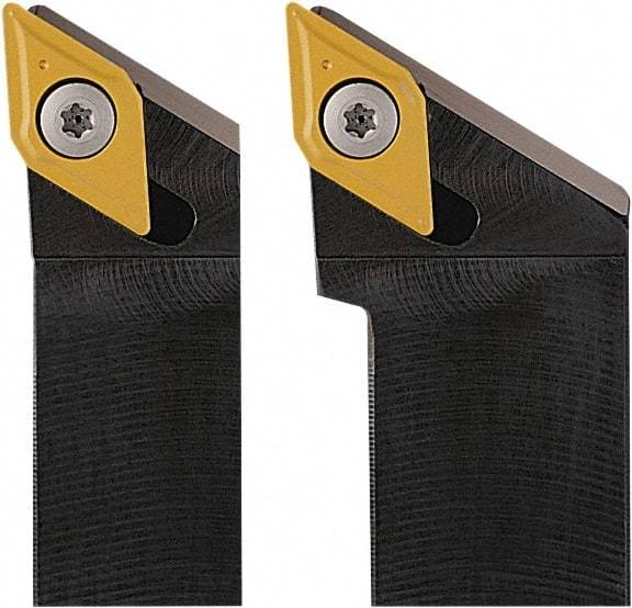 Seco - SDJC, Right Hand Cut, 93° Lead Angle, 12mm Shank Height x 12mm Shank Width, Neutral Rake Indexable Turning Toolholder - 150mm OAL, DC..0702.. Insert Compatibility, Series Screw Lock - Americas Industrial Supply