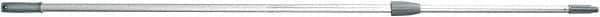 Unger - 50 to 96" Telescoping Aluminum Quick Connect Mop Handle - Plastic Connector, Use with Wet Mops - Americas Industrial Supply