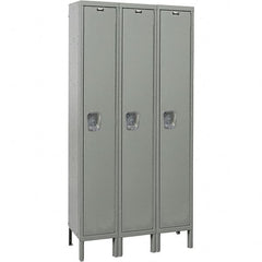 Hallowell - 3 Door, 1 Tier, Premium Wardrobe Lockers - Americas Industrial Supply