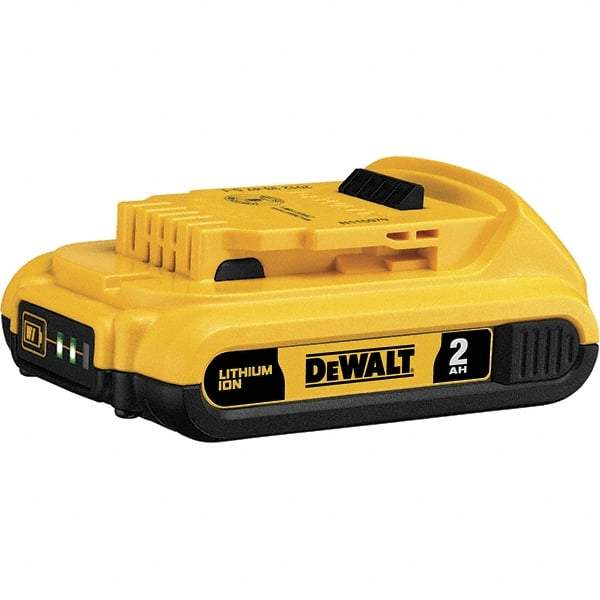 DeWALT - 20 Volt Lithium-Ion Power Tool Battery - 2 Ahr Capacity, 35 min Charge Time, Series XR - Americas Industrial Supply