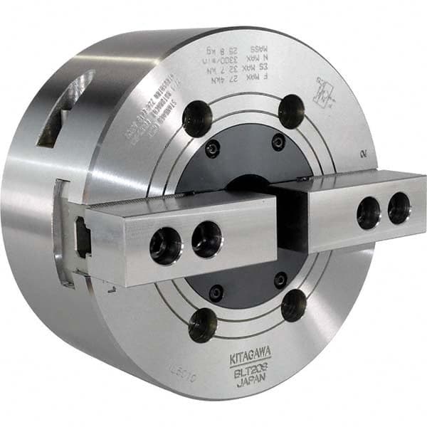 Kitagawa - Power Lathe Chucks Chuck Diameter (Decimal Inch): 8.0000 Number of Jaws: 2 - Americas Industrial Supply
