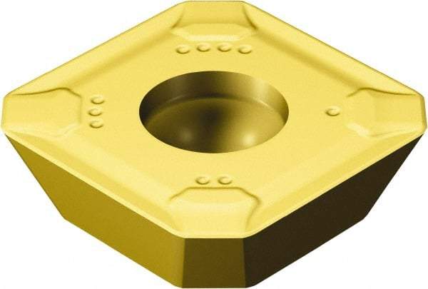Sandvik Coromant - R24512T3 KH Grade 1020 Carbide Milling Insert - TiAlN Finish, 3.97mm Thick, 13.4mm Inscribed Circle, 1.5mm Corner Radius - Americas Industrial Supply