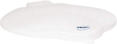 Vikan - 3 Gal Polypropylene Pail Lid - White, For Use with 5690 - Americas Industrial Supply