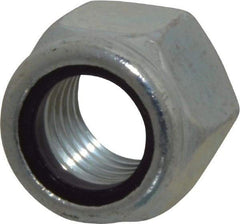 Value Collection - 3/4-10 UNC Grade 5 Hex Lock Nut with Nylon Insert - 1-1/16" Width Across Flats, 7/8" High, Zinc Trivalent Chromate Finish - Americas Industrial Supply