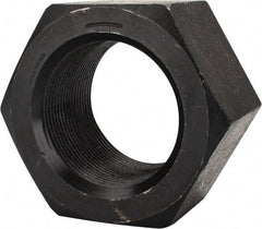 Value Collection - 2-12 UN Steel Right Hand Hex Nut - 3-1/8" Across Flats, 1-23/32" High, Uncoated - Americas Industrial Supply