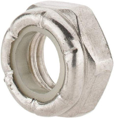 Value Collection - 3/8-16 UNC 18-8 Hex Lock Nut with Nylon Insert - 9/16" Width Across Flats, 17/64" High, Uncoated - Americas Industrial Supply