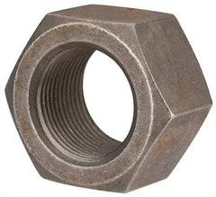 Value Collection - 1-1/4 - 12 UNF Steel Right Hand Hex Nut - 1-7/8" Across Flats, 1.094" High, Uncoated - Americas Industrial Supply