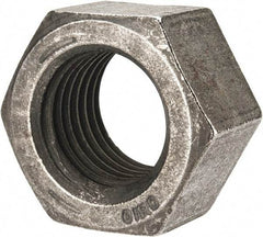 Value Collection - 1-1/2 - 6 UNC Steel Right Hand Hex Nut - 2-1/4" Across Flats, 1.317" High, Uncoated - Americas Industrial Supply