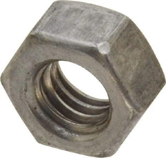 Value Collection - 5/16-18 UNC Steel Right Hand Hex Nut - 1/2" Across Flats, 17/64" High, Uncoated - Americas Industrial Supply