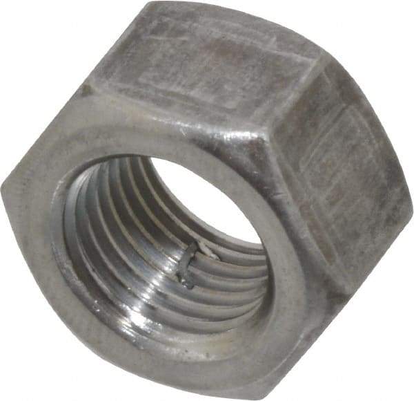 Value Collection - 1/2-20 UNF Steel Right Hand Hex Nut - 3/4" Across Flats, 7/16" High, Uncoated - Americas Industrial Supply