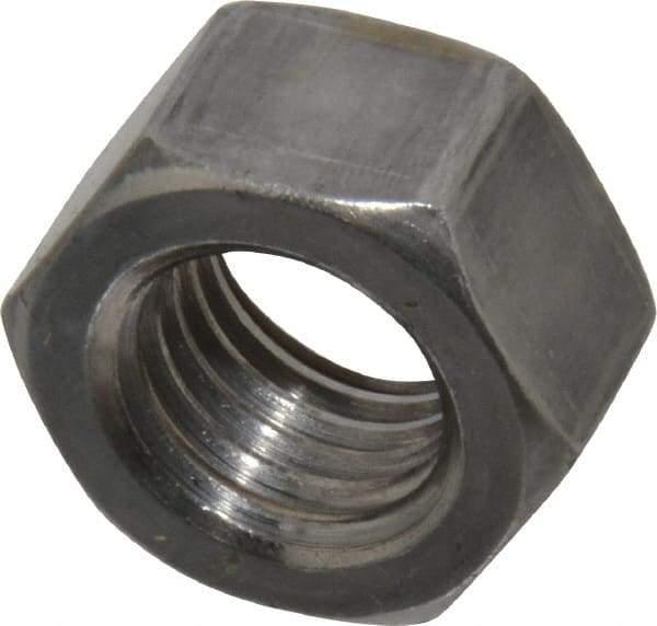 Value Collection - 3/4-10 UNC Steel Right Hand Hex Nut - 1-1/8" Across Flats, 41/64" High, Uncoated - Americas Industrial Supply