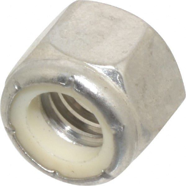 Value Collection - 3/8-16 UNC 316 Hex Lock Nut with Nylon Insert - Americas Industrial Supply