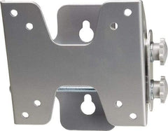 Video Mount - Steel, Flat Panel Tilt Mount For 10 to 23 Inch LCD Monitor - Silver, 25 Lbs. Load Capacity, 15° Max Tilt Angle, Flush Wall Mount Tilting - Americas Industrial Supply