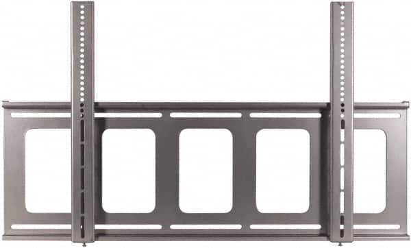 Video Mount - Steel, Flat Panel Flat Mount For 42 to 70 Inch Plasma Monitor - Silver, 180 Lbs. Load Capacity, 0 to 18 Inch Vertical Opening, 0° Max Tilt Angle, Flush Wall Mount - Americas Industrial Supply