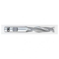 2 Dia. x 6-3/4 Overall Length 2-Flute Square End HSS-CO SE End Mill-Round Shank-Center Cutting-Uncoated - Americas Industrial Supply