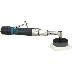 Dynabrade - 3" Pad Diam, 3,200 RPM, 0.4 hp, Handheld Pneumatic Buffer - 26 CFM, 1/4-20" Spindle Thread, 1/4" Inlet - Americas Industrial Supply