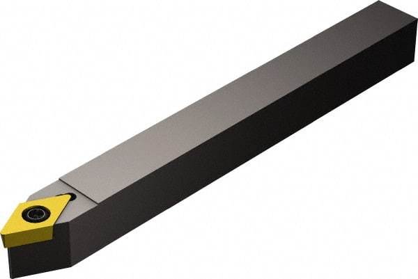 Sandvik Coromant - SDPC, Neutral Cut, 27.50° Lead Angle, 5/8" Shank Height x 5/8" Shank Width, Neutral Rake Indexable Turning Toolholder - 5" OAL, DCMT 11 T3 08 Insert Compatibility, Series CoroTurn 107 - Americas Industrial Supply