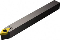 Sandvik Coromant - SDPC, Neutral Cut, 27.50° Lead Angle, 5/8" Shank Height x 5/8" Shank Width, Neutral Rake Indexable Turning Toolholder - 5" OAL, DCMT 11 T3 08 Insert Compatibility, Series CoroTurn 107 - Americas Industrial Supply