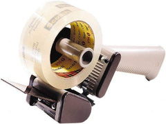 3M - 2" Wide, Pistol Grip Style, Handheld Tape Dispenser - For Use with Box Sealing Tape - Americas Industrial Supply