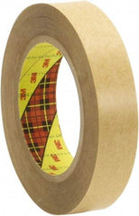 3M - 1/2" x 36 Yd Acrylic Adhesive Double Sided Tape - 4 mil Thick, Clear, Polyester Film Liner, Continuous Roll, Series 415 - Americas Industrial Supply