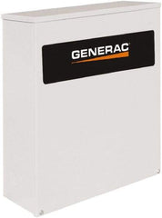 Generac Power - 3 Phase, 277/480 Input Volt, 100 Amp, Automatic Transfer Switch - 3R NEMA Rated, Aluminum, 24 Inch Wide x 10 Inch Deep x 36.1 Inch High, Automatic Exerciser, Electrically Operated, IEC 60947-6-1 - Americas Industrial Supply