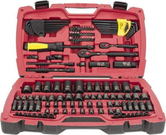 Stanley - 141 Piece Mechanic's Tool Set - Comes in Blow Mold Box - Americas Industrial Supply