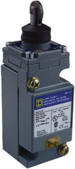 Square D - DPDT, 2NC/2NO, 600 Volt, Screw Terminal, Roller Plunger Actuator, General Purpose Limit Switch - 1, 2, 4, 6, 12, 13, 6P NEMA Rating, IP67 IPR Rating - Americas Industrial Supply