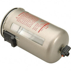 Dynabrade - 55 CFM Max Air Flow, 145 Max psi, Filter Bowl Assembly for Filter Regulator Lubricators - 140°F Max, For Use with 10671, 10673, 10675, 10677, 10679, 10681 - Americas Industrial Supply