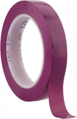 3M - Purple Solid Color Vinyl Tape - 3/4" Wide x 108' Long x 5.2 mil Thick, General Traffic - Americas Industrial Supply