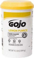 GOJO - 4.5 Lb Dispenser Refill Cream Waterless Hand Cleaner - White, Lemon Scent - Americas Industrial Supply