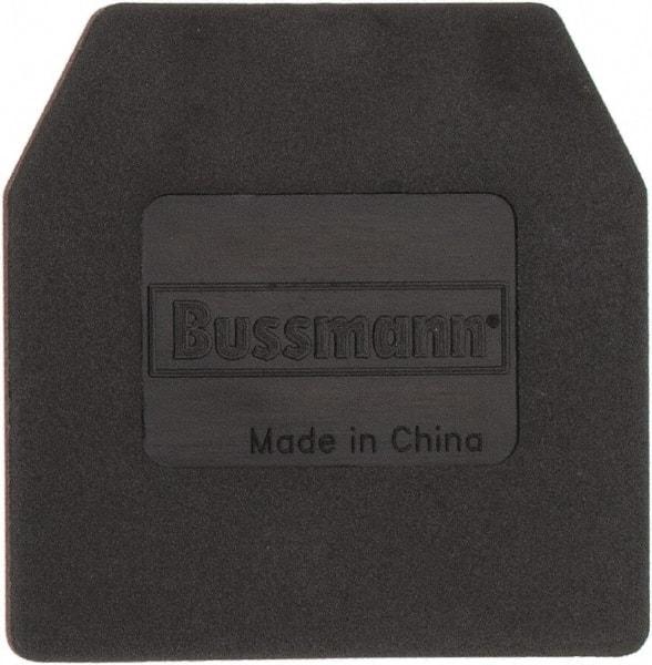 Cooper Bussmann - 1.6" High x 1.2" Long, Terminal Block End Cover - Use with DM50-LK Terminal Blocks - Americas Industrial Supply