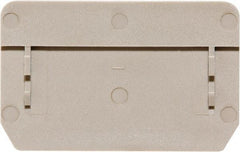 Cooper Bussmann - 2" High x 1.8" Long, Terminal Block Partition Plate - Use with DP100 Series Terminal Blocks - Americas Industrial Supply