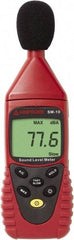 Amprobe - A and C Frequency Weight, LCD Display Sound Meter - 30 to 130 Decibels - Americas Industrial Supply