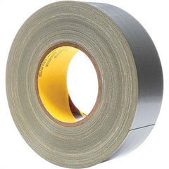 3M - 60 Yd x 2" x 11.7 mil Silver Polyethylene Cloth Duct Tape - Americas Industrial Supply