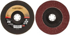 3M - 60 Grit, 7" Disc Diam, 7/8" Center Hole, Type 29 Ceramic Flap Disc - 13,300 Max RPM, Cloth Backing, Arbor Attaching System, Coated - Americas Industrial Supply