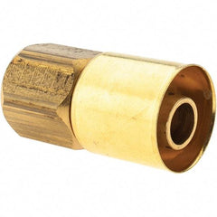 Eaton - Female SAE Brass Hydraulic Hose Swivel - -8 Hose Size, 1/2" Hose Diam - Americas Industrial Supply