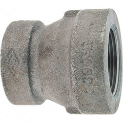 Value Collection - Class 300, 1/4" Black Pipe Reducing Coupling - Threaded, Malleable Iron - Americas Industrial Supply