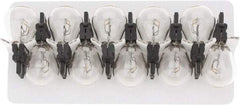 Value Collection - Incandescent Miniature & Specialty S8 Lamp - Plastic Wedge Base - Americas Industrial Supply