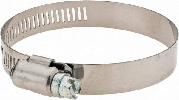 Value Collection - SAE Size 36, 1-13/16 to 2-3/4" Diam, Stainless Steel Worm Drive Clamp - 1/2" Wide - Americas Industrial Supply