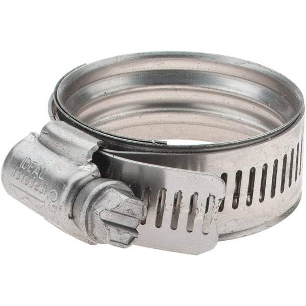 IDEAL TRIDON - SAE Size 22, 29 to 43mm Diam, Stainless Steel 360° Worm Drive Clamp - Americas Industrial Supply