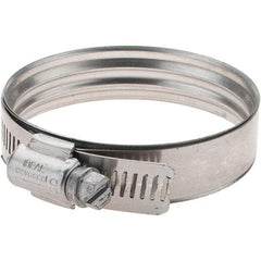 IDEAL TRIDON - SAE Size 40, 46 to 71mm Diam, Stainless Steel 360° Worm Drive Clamp - Americas Industrial Supply