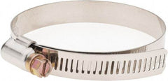 Value Collection - SAE Size 48, 2-9/16 to 3-1/2" Diam, Stainless Steel Worm Drive Clamp - 1/2" Wide - Americas Industrial Supply