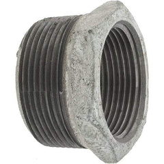 Value Collection - Class 150, 1-1/2 x 1-1/4" Galvanized Pipe Hex Bushing - Threaded, Malleable Iron - Americas Industrial Supply
