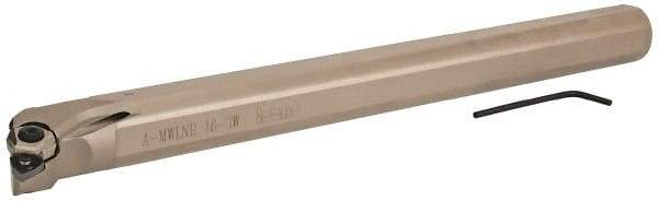 Iscar - 1.18" Min Bore Diam, 12" OAL, 1" Shank Diam, MWLN Indexable Boring Bar - 1.38" Max Bore Depth, Pin & Clamp Holding Method - Americas Industrial Supply