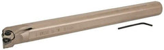 Iscar - 1.18" Min Bore Diam, 12" OAL, 1" Shank Diam, MWLN Indexable Boring Bar - 1.38" Max Bore Depth, Pin & Clamp Holding Method - Americas Industrial Supply