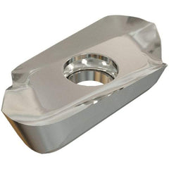 Iscar - APCR220650 HM Grade IC28 Carbide Milling Insert - Uncoated, 0.2362" Thick, 5mm Corner Radius - Americas Industrial Supply