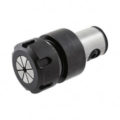 Iscar - 3mm to 26mm Capacity, 64mm Projection, Modular Connection, ER40 Collet Chuck - Through-Spindle - Exact Industrial Supply