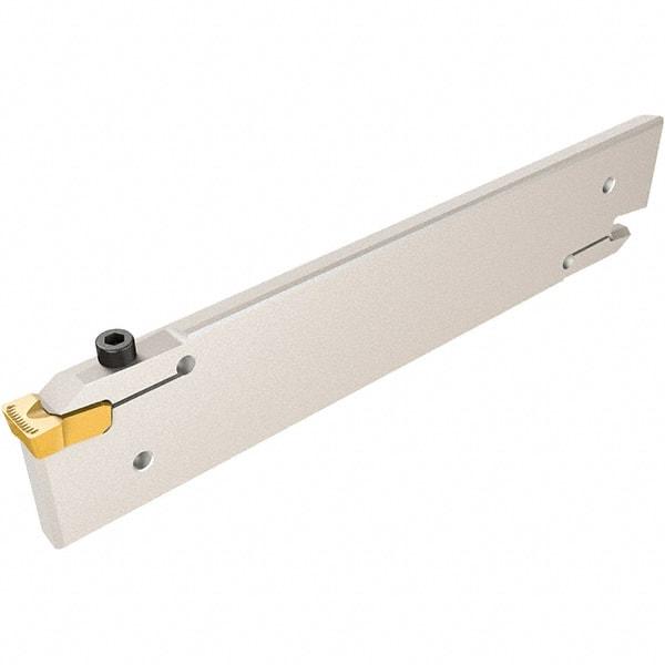 Iscar - 12 to 14.5mm Groove Width, 93mm Max Depth of Cut, Left Hand Cut, CGH Indexable Grooving Blade - GIMY Insert Style, Series Cut Grip - Americas Industrial Supply