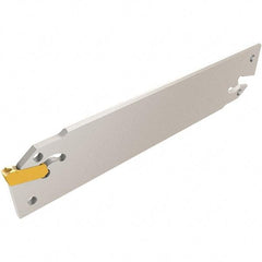 Iscar - 8" Groove Width, 40mm Max Depth of Cut, Right Hand Cut, CGH Indexable Grooving Blade - GIMF, GIMM 8CC, GIMY, GIMY (Full Radius), GIMY-F Insert Style, Series Cut Grip - Americas Industrial Supply